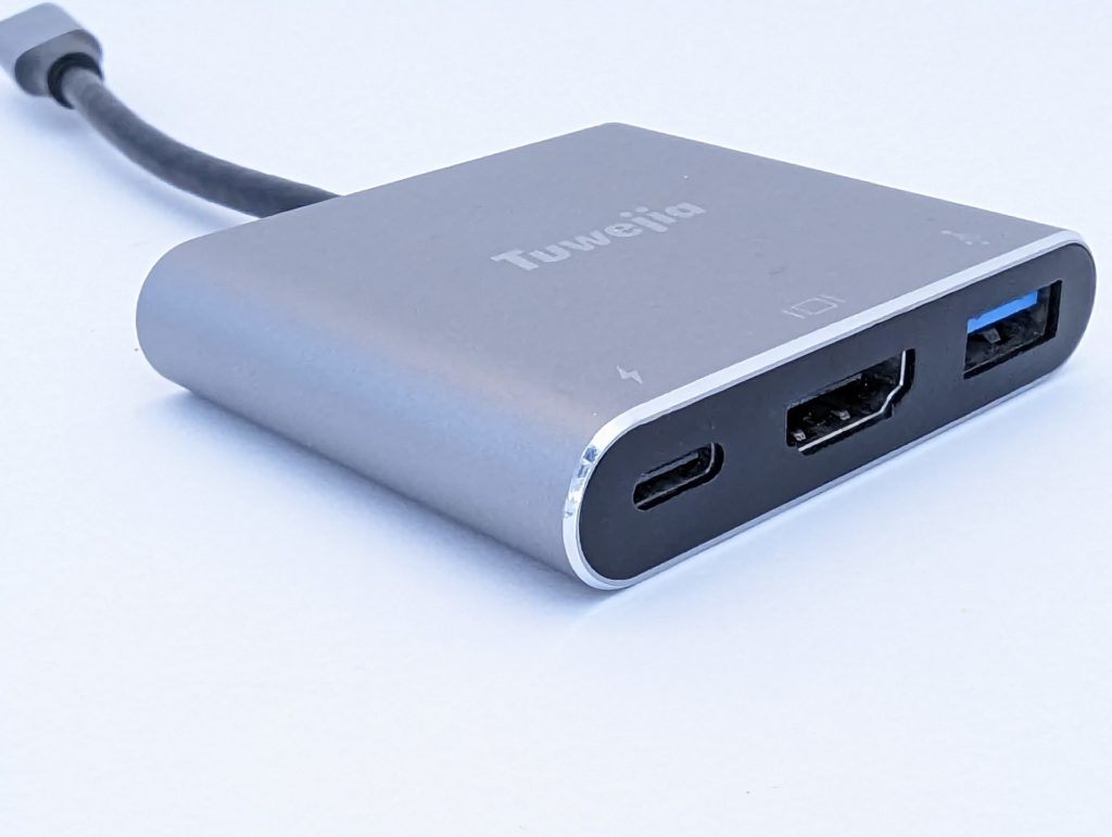 USB Type c HDMI アダプタ　Tuwejia usb タイプc ４K 解像度 hdmiポート+USB 3.0高速ポート+USBタイプC高速PD充電ポート　3-in-1 変換 アダプタ　UHDコンバータ