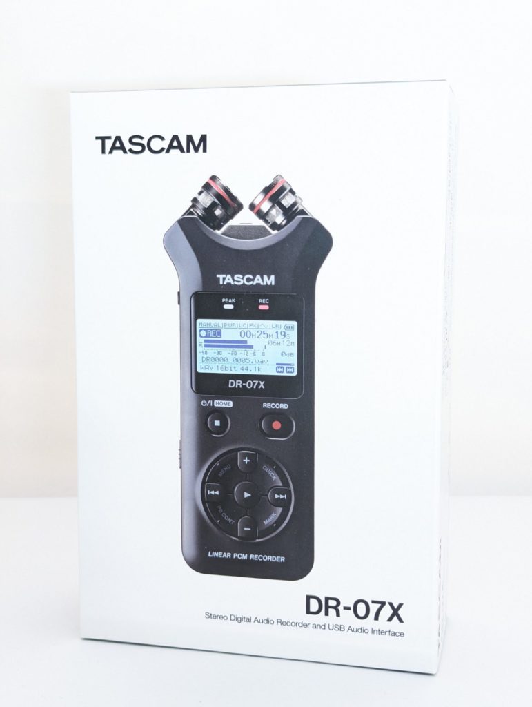 TASCAM社のDR-07X