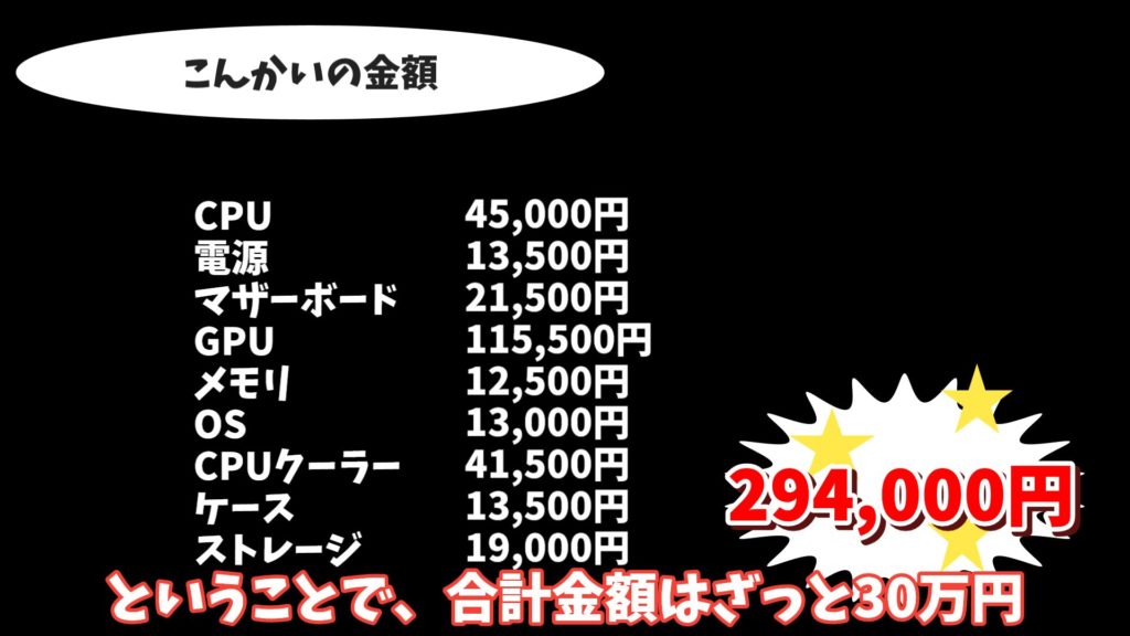 【自作PC】ただ白いPCがデスクにあったら嬉しいんだ。作ろうか、30万円で。(後半)